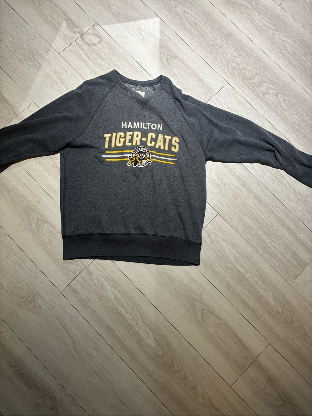 Hamilton Tiger-Cats Men's Crewneck Sweatshirt - Charcoal